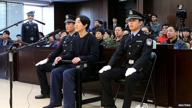 Jaycee Chan, the son of action film star Jackie Chan, has been jailed for six months for a drug offence.