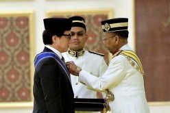 Malaysia's Head of State confers Jackie Chan as 