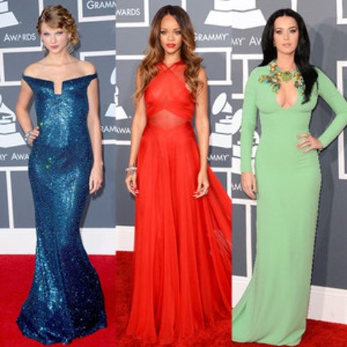 Rihanna, Taylor Swift, And Katy Perry's Best Red Carpet Grammy Looks
