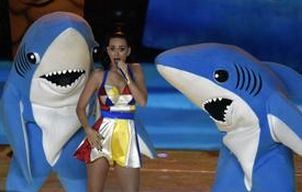 Katy Perry at Super Bowl XLIX 