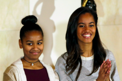 Malia Obama With Her Sister Sasha Obama