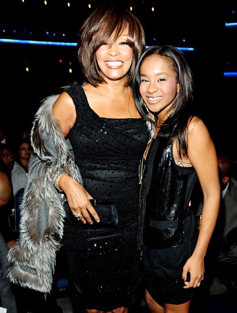 An Old Pic Of The Late Legendary Singer Whitney Houston With Her Only Child Bobbi Kristina Brown