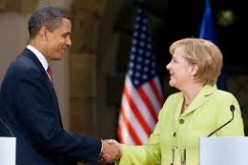Barack Obama acclaims supports for German diplomatic effort for Ukrainian-Russian negotiations.
