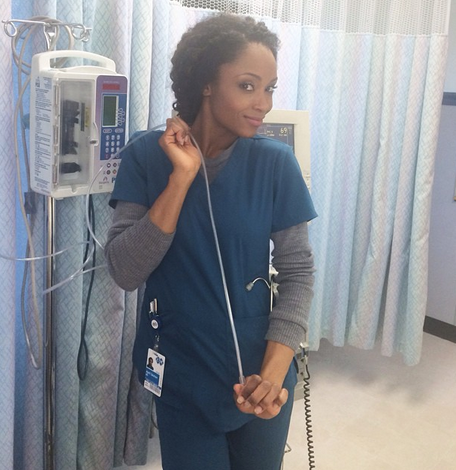 "Whitney" star Yaya DaCosta plays a nurse in NBC's "Chicago Fire" spinoff "Chicago Med."