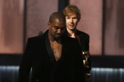Kanye West (L) and Beck (R)