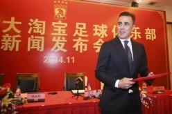 Former Italian soccer player Fabio Cannavaro is the new coach of Guangzhou Evergrande Taobao Football Club.