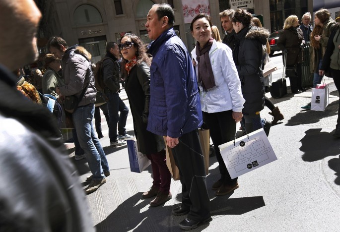 Chinese tourists in the U.S. are expected to increase by 172 percent by 2019.