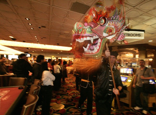 Not just the Chinatown, Vegas strip casinos celebrate their own Chinese New Year for their customers.