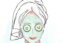 Lady with Skin Mask