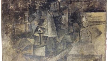 "La Coiffeuse" by Pablo Picasso, 1911