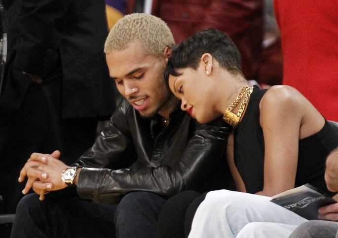 Rihanna And Chris Brown In Los Angeles December 25, 2012. 
