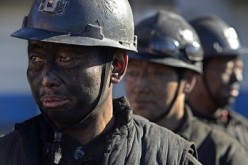 Coal miners take a break in Heshun County, Shanxi Province.