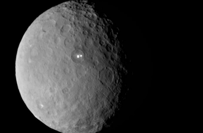 Ceres and its mysterious white dots
