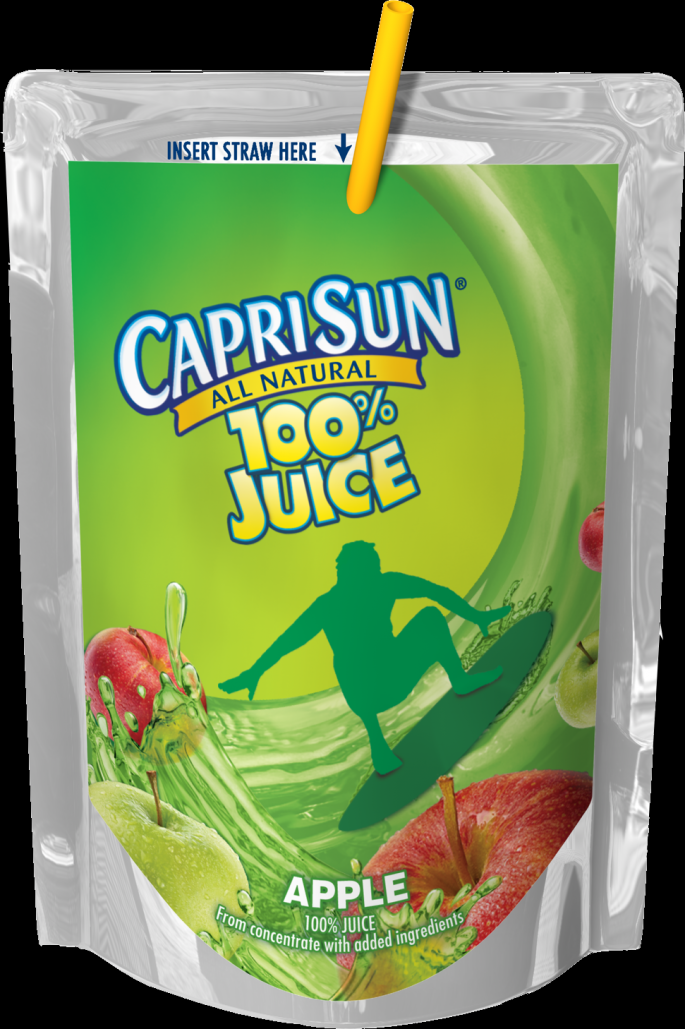 Capri Sun apple juice