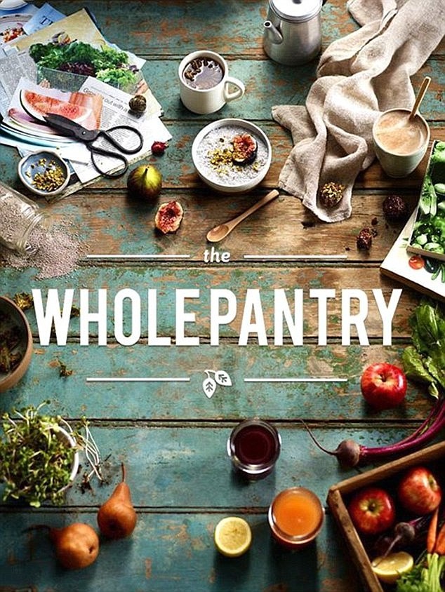 The Whole Pantry app and cookbook, which Ms Gibson claimed helped her in her fight against terminal cancer.