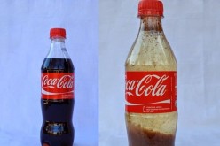 Coca-Cola and milk milxture
