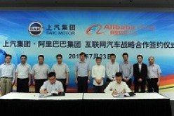 China's e-commerce giant Alibaba and state-owned car manufacturer SAIC signed an agreement last year to develop an Internet-enabled car.