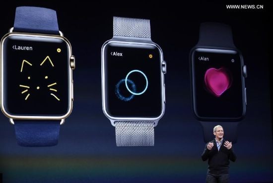 The three versions of Apple Watch: Watch, Watch Sport and Watch Edition
