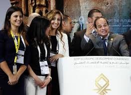 Egyptian President has been pledged $12 billion by its Arabian allies.