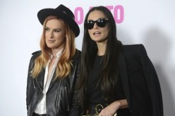 Actress Demi Moore and daughter Rumer Willis (L) attend the premiere of the film 