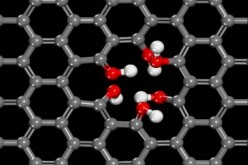 Image of a hydroxylated defect site that allows for the proton transfer process.