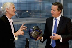 Britain's Prime Minister David Cameron, James Dyson