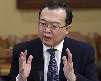 Liu Jianchao, China's Assistant Foreign Minister and Special Envoy, during a meeting in Sri Lanka last month.