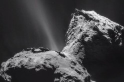 Comet 67P shoots jets of water vapor into space
