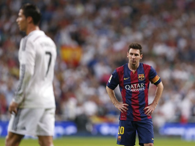 Barcelona's Lionel Messi / Real Madrid's Cristiano Ronaldo 
