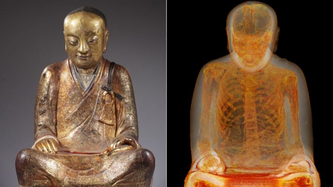 Villagers from Yangchun believe that the mummified statue, currently in possession of a Dutch collector, is the same one that was stolen from their village 20 years ago.