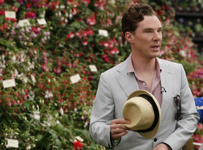 Actor Benedict Cumberbatch attends the media day at the Chelsea Flower Show in London May 19, 2014. 