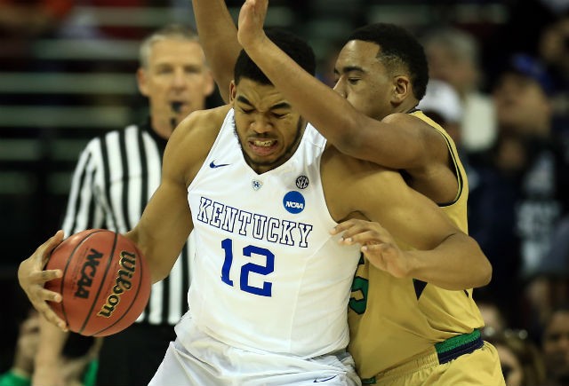  Kentucky Wildcats forward Karl-Anthony Towns 