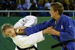Ronda Rousey during a Judo Match