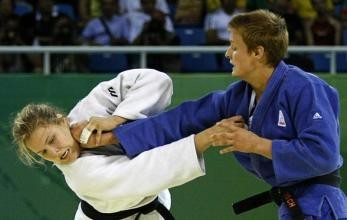 Ronda Rousey during a Judo Match