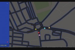 Pac-Man game on Google Maps