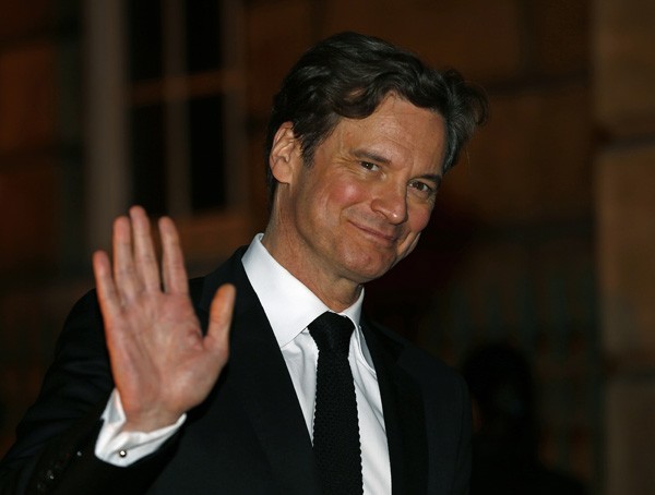 Following a trending among Hollywood celebrities, Firth visits China to promote his movie, "Kingsman."
