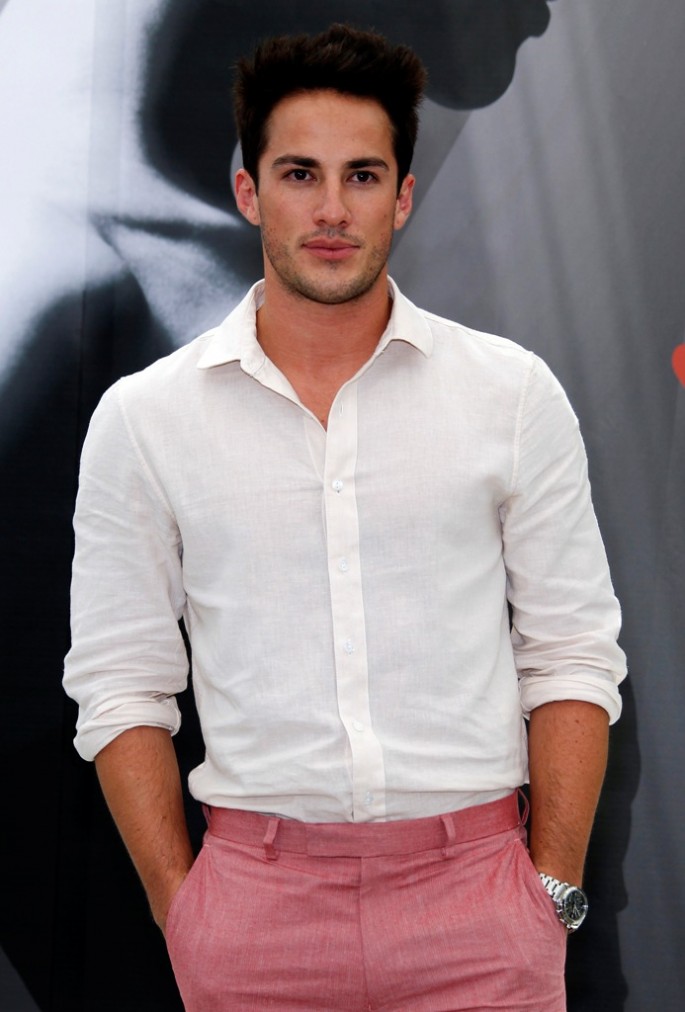Cast member Michael Trevino poses during a photocall for the TV series "The Vampire Diaries" at the 52nd Monte Carlo Television Festival in Monaco June 12, 2012. 