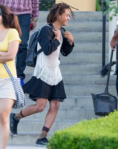 Will Smith and Jada Pinkett-Smith's son Jaden Smith was spotted recently wearing a feminine-looking attire.