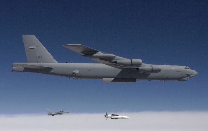 B-52 drops a GBU-57 Massive Ordnance Penetrator 