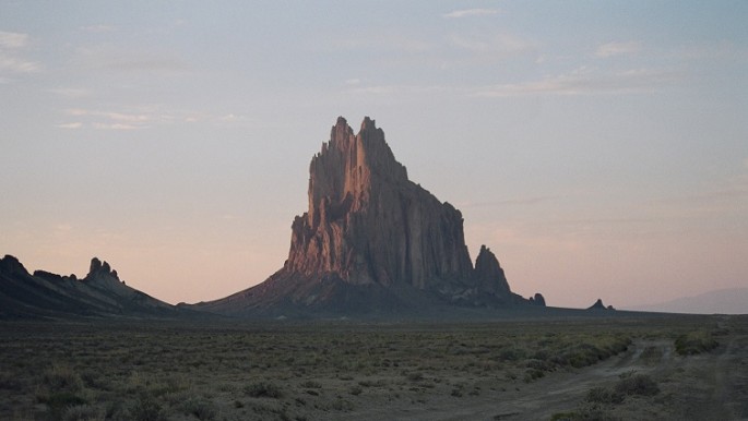 Shiprock, New Mexico, is in the Four Corners region where an atmospheric methane "hot spot" can be seen from space. Researchers are currently in the area, trying to uncover the reasons for the hot spo