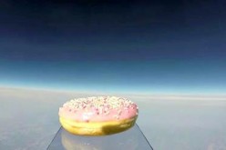 first donut in outer space