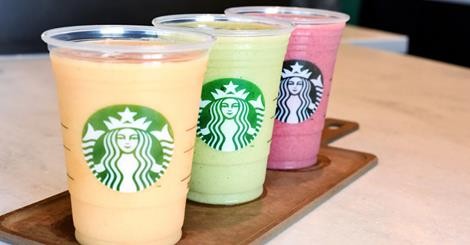 Starbucks Evolution Juice smoothies