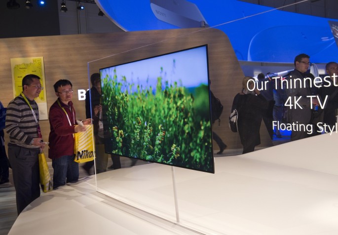 Sony UHD 4K TVs thinner than the iPhone 6