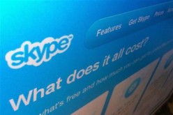 A page from the Skype website is seen in Singapore May 10, 2011.