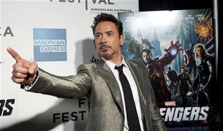 "Iron Man" Robert Downey Jr. 