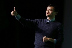 Alibaba Group Holding Ltd. chairman Jack Ma gestures during a talk by Our Hong Kong Foundation in Hong Kong, Feb. 2, 2015.