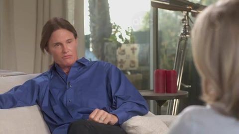 Bruce Jenner in his "20/20" interview with Diane Sawyer