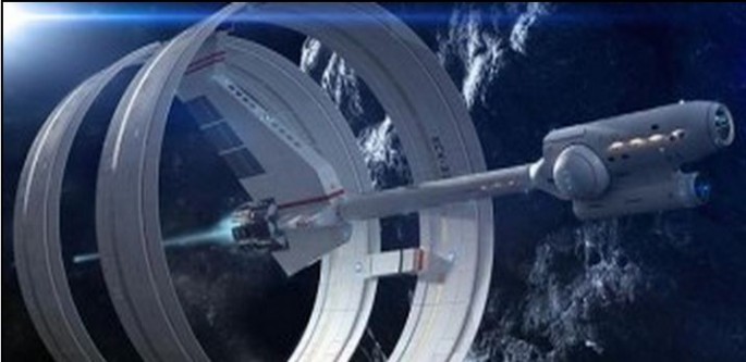 NASA starship driven by EM Drive engine