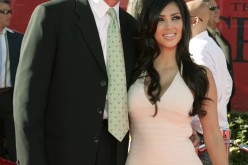 Bruce Jenner with his step-daughter Kim Kardashian