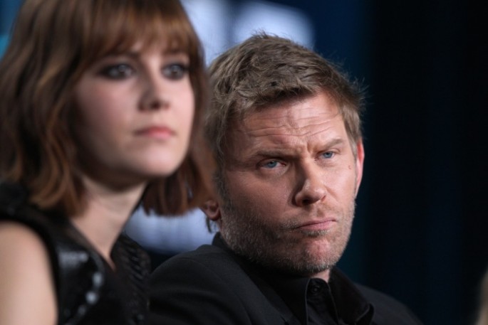 Actors Mary Elizabeth Winsted (L) and Mark Pellegrino participate in the A+E Network "The Returned" panel